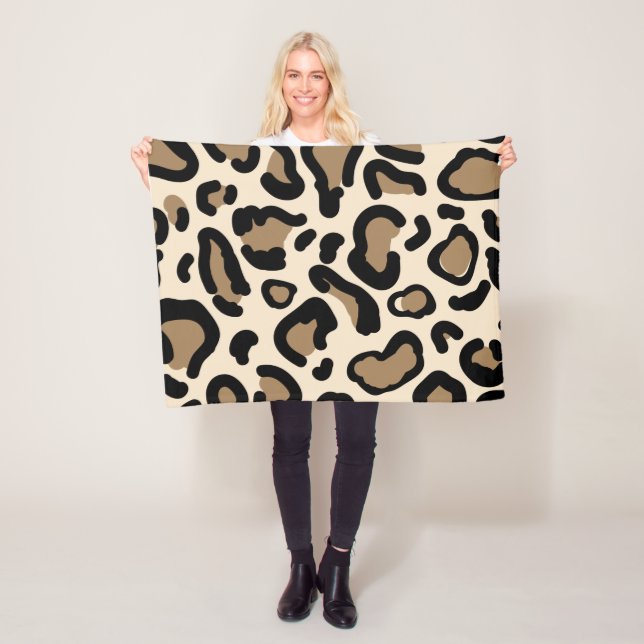 Tiger Color Pattern Animal Lovers    Fleece Blanket (In Situ)