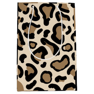Tiger Color Pattern Animal Lovers Medium Gift Bag