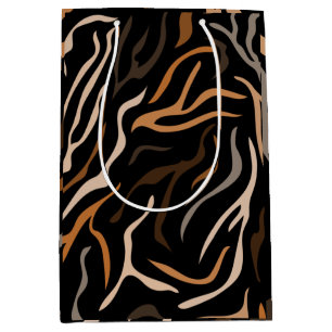 Tiger Color Pattern Animal Medium Gift Bag