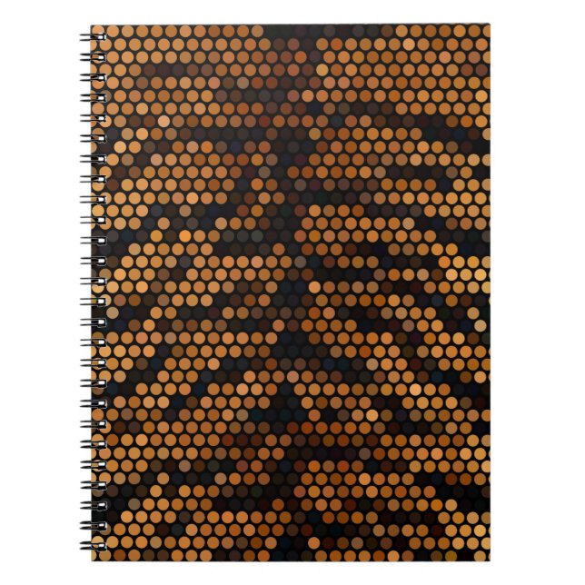 Tiger Color Pattern Cute Notebook (Front)