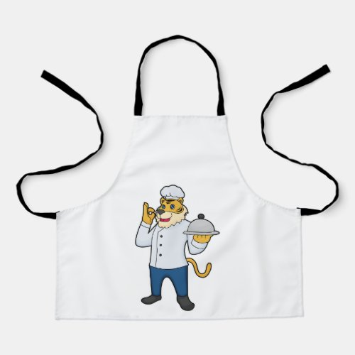 Tiger Cook Chef hat Platter Apron