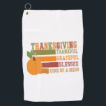 Tiger Country Pumpkin Golf Towel<br><div class="desc">Tiger Country Pumpkin</div>