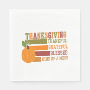 Tiger Country Pumpkin Napkins