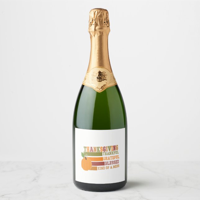 Tiger Country Pumpkin Sparkling Wine Label (Front)