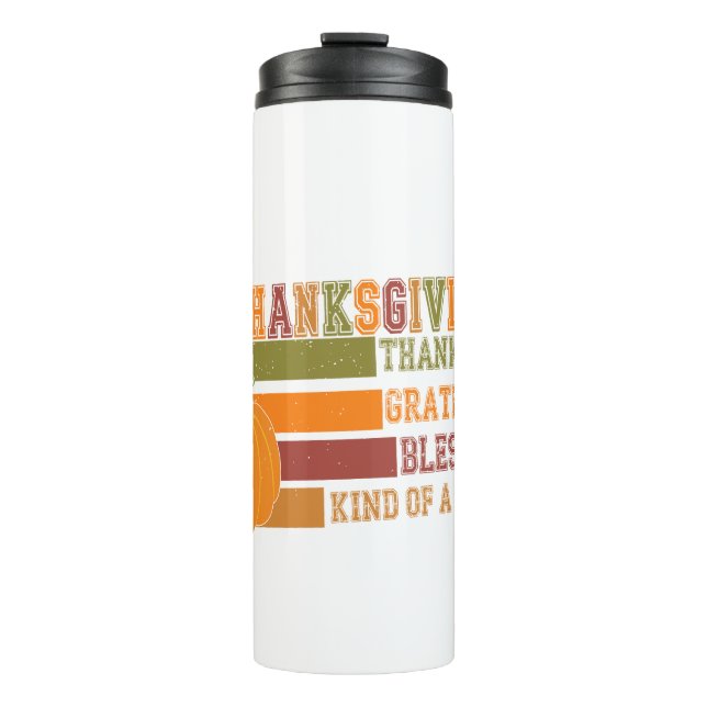 Tiger Country Pumpkin Thermal Tumbler (Front)
