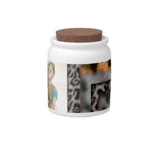 Tiger & Couple Art Print Candy Jar