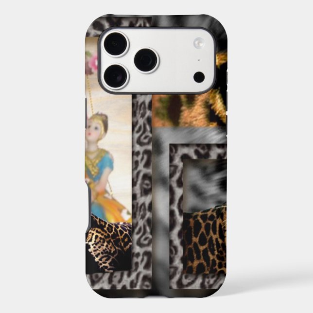 Tiger & Couple Art Print Case-Mate iPhone Case (Back)