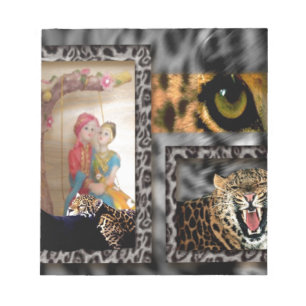 Tiger & Couple Art Print Notepad