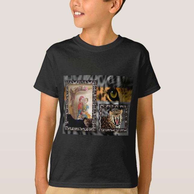 Tiger & Couple Art Print T-Shirt (Front)