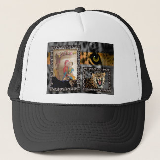 Tiger & Couple Art Print Trucker Hat