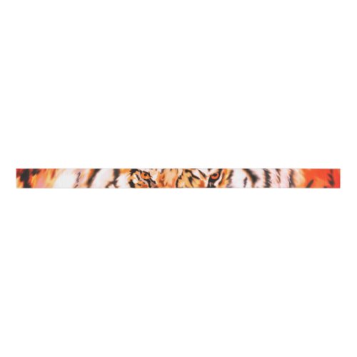 Tiger Couple Satin Ribbon