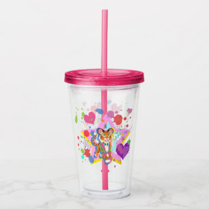 Tiger Cub Acrylic Tumbler