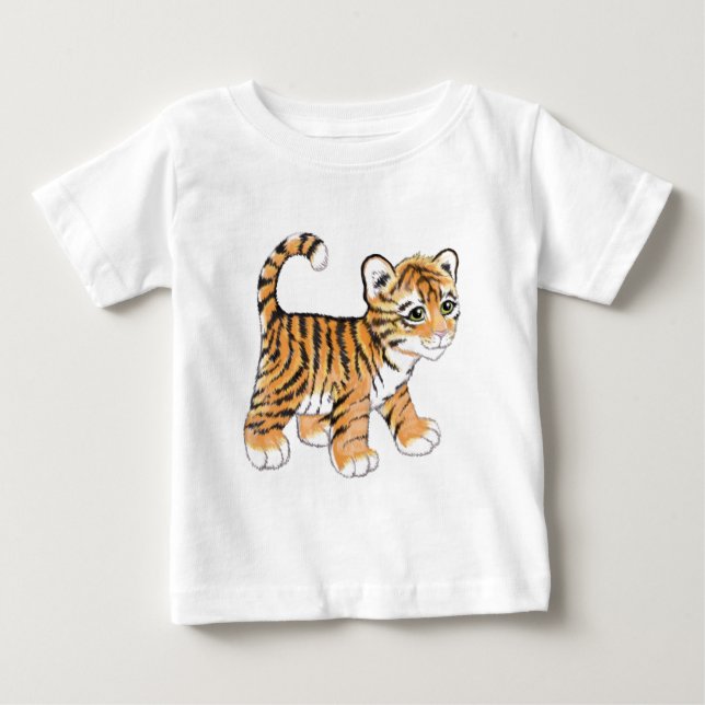 Tiger Cub Baby T-Shirt (Front)
