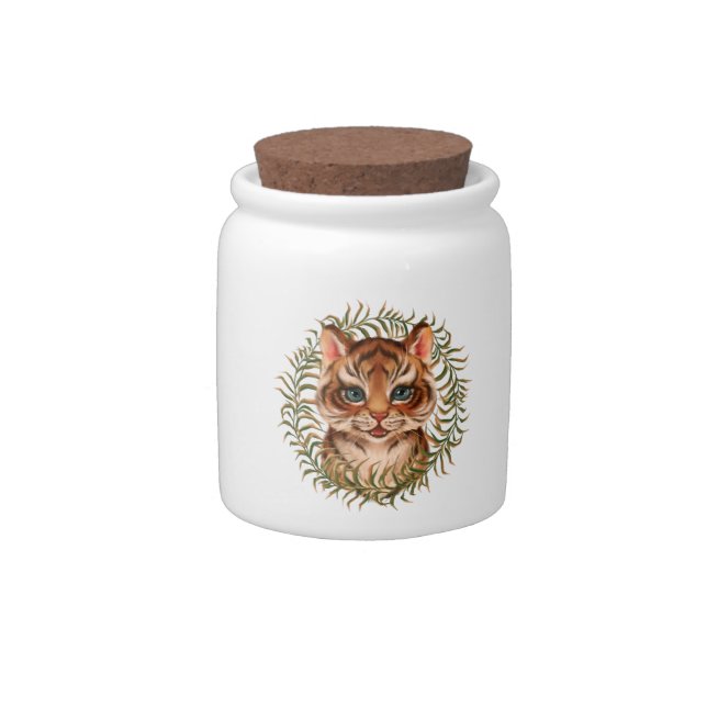 Tiger cub candy jar (Right)