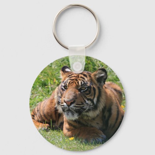 tiger cub keychain