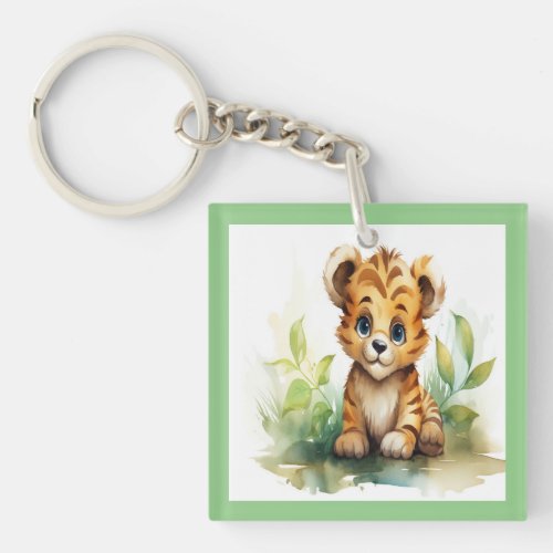 Tiger Cub  Keychain
