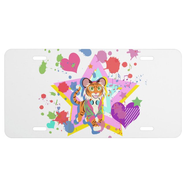 Tiger Cub License Plate (Front)
