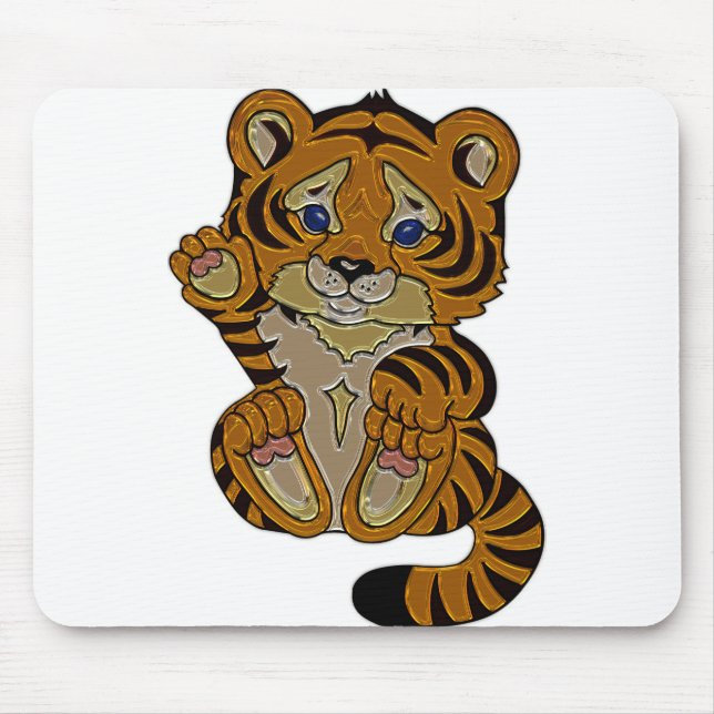 Tiger cub mouse pad (Front)