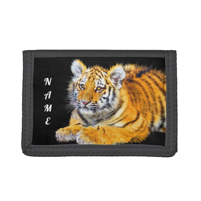 Tiger Cub Trifold Wallet (Front)