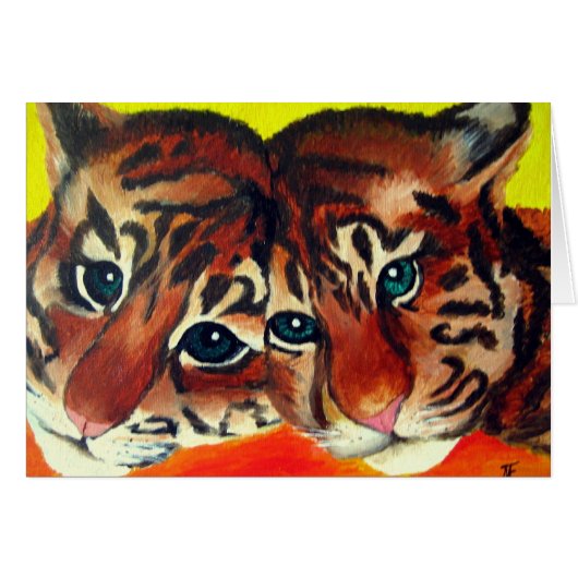 Tiger Cubs Cards (Front Horizontal)