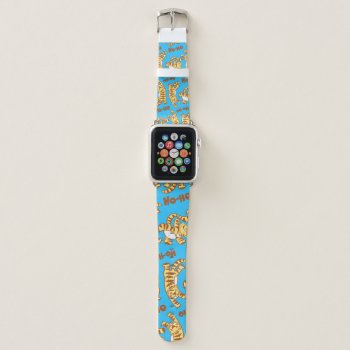 Tiger Cubs Cartoon: Funny Seamless. Apple Watch Band by trendyvista at Zazzle