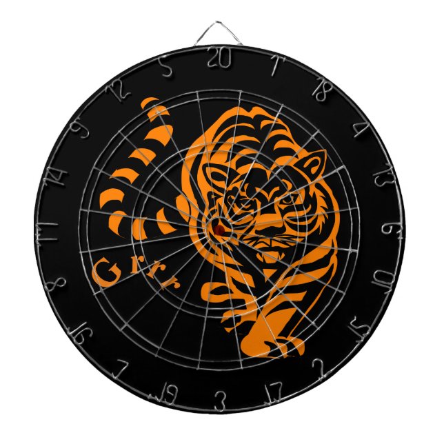 Tiger Dart Board (Front)