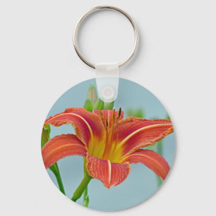 Tiger Daylily Keychain