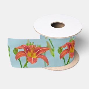 Tiger Daylily Satin Ribbon