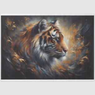 Tiger Decoupage Tissue Paper