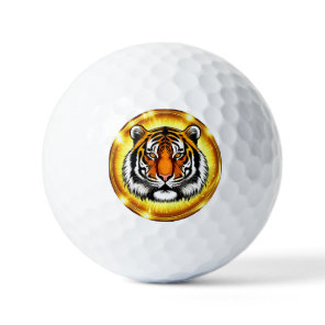 🐅 Tiger Design For Powerful Style  Golf Balls
