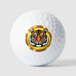 🐅 Tiger Design For Powerful Style  Golf Balls