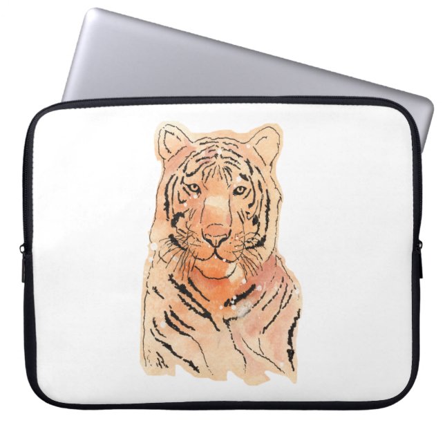 Tiger design on a Laptop Sleeve (Front)
