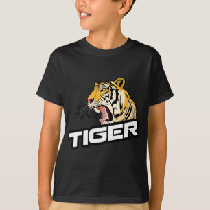 TIGER DESIGN ON T-SHIRT