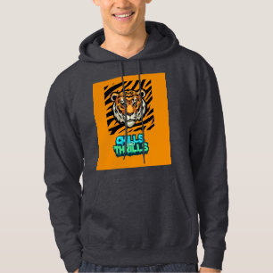 Tiger Design Print  Hoodie