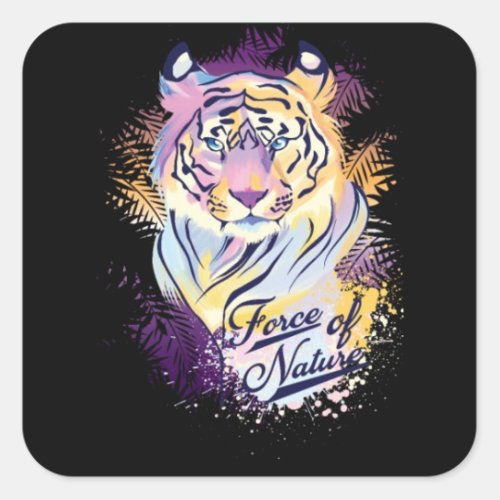 Tiger design sticker