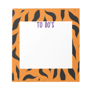 Tiger Design To Do List Notepad
