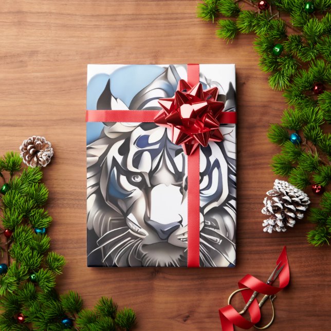 Tiger design  wrapping paper (Holiday Gift)