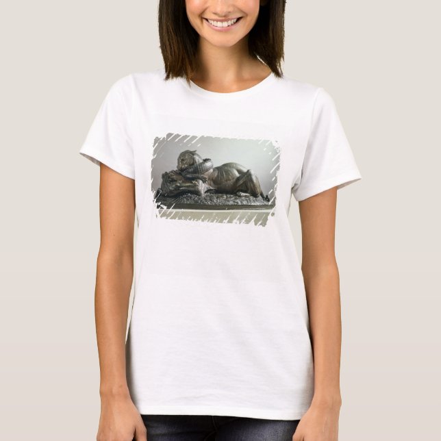 Tiger devouring to alligator, 1832 (bronze) T-Shirt (Front)