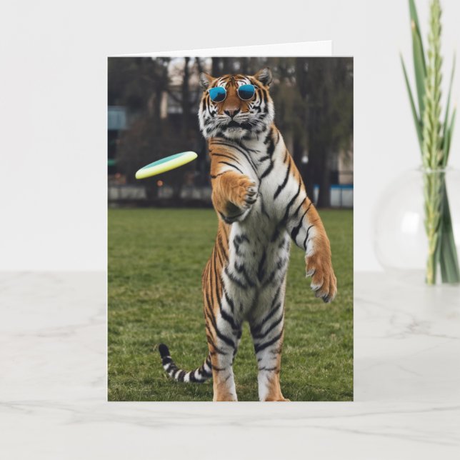 Tiger Disc Golf Card (Front)