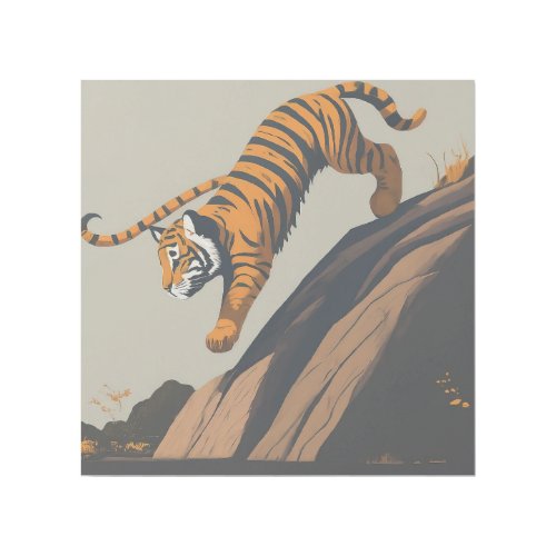 Tiger Dive Gallery Wrap