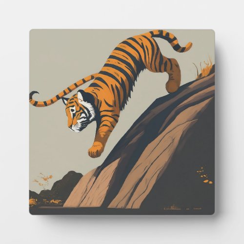Tiger Dive Plaque