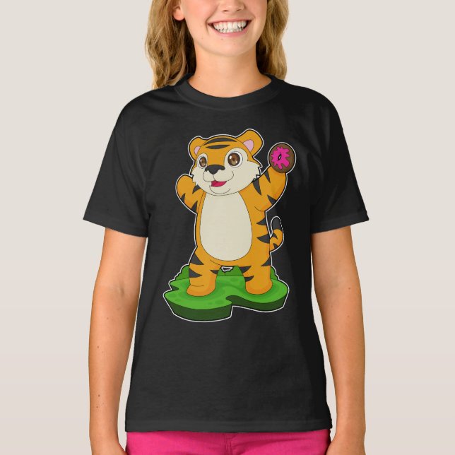 Tiger Donut T-Shirt (Front)