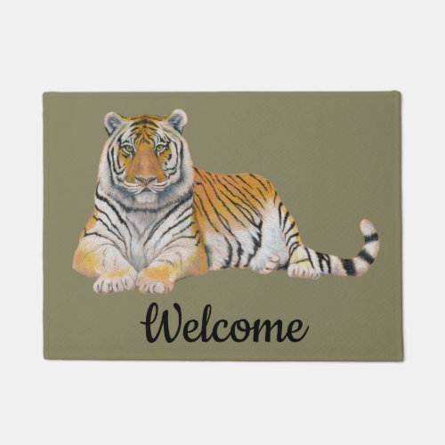 Tiger Doormat