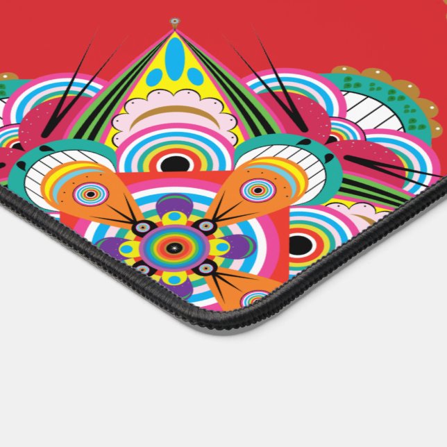 Tiger Dragon Mandala Desk Mat (Corner)