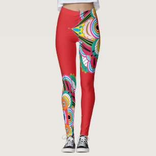 Tiger Dragon Mandala Leggings