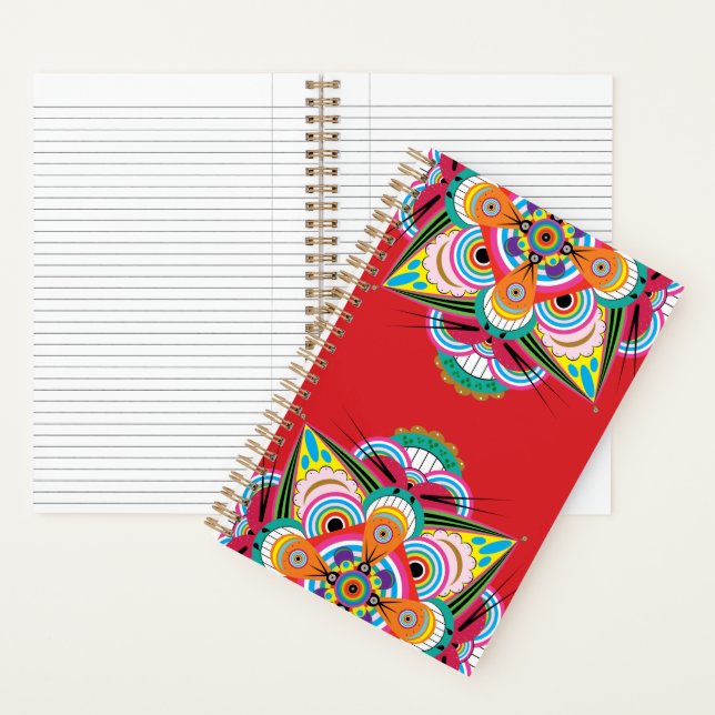 Tiger Dragon Mandala Notebook 5.5x8.5 (Inside)