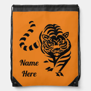 Tiger Drawstring Backpack