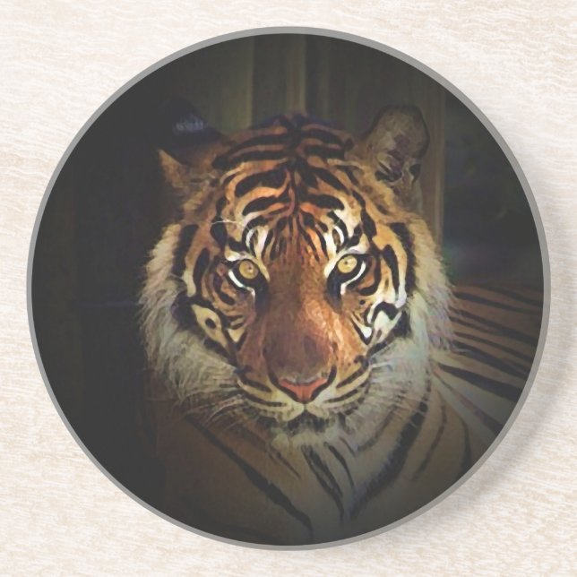 Tiger Drink Coaster (Front)