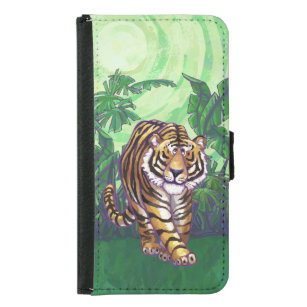Tiger Electronics Wallet Phone Case For Samsung Galaxy S5