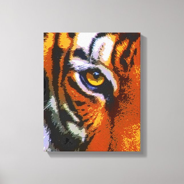 TIGER EYE CANVAS PRINT (Front)
